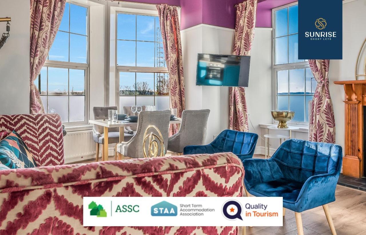 Presidential Apartment, Family Home, Luxury Bedrooms, 2 Rooms, 1 King Bed, 2 Single Beds, Free Wifi, Free Parking, Tourists, Business Travelers, Relocation, Beautiful River Views, - Long Stays, Invoice And Reduced Price Are Only Via Sunrise Short Let Dundee Exterior foto